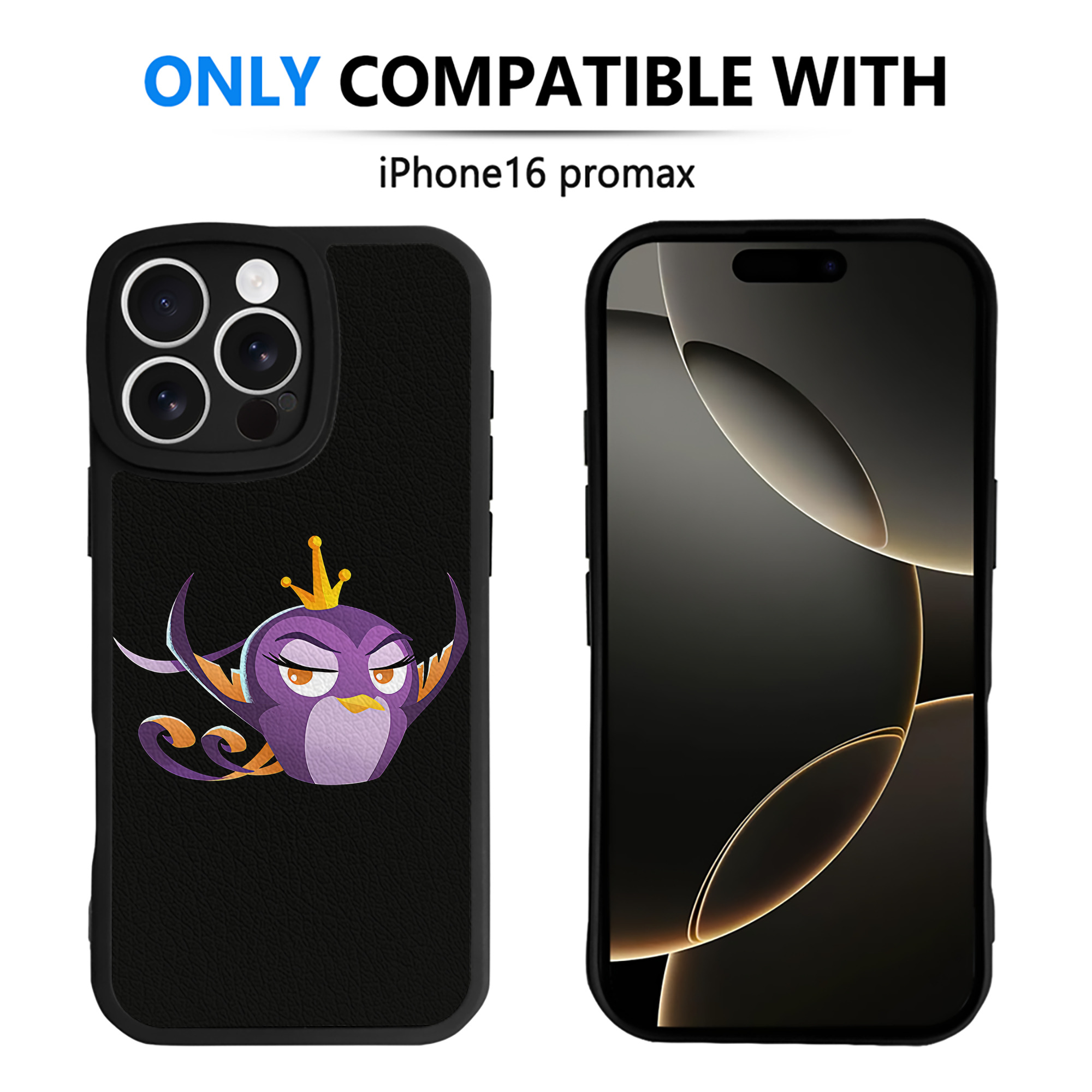 （画像用） Angry Birds アングリーバード 【iPhone 16シリーズ対応】シリコンスマホケース（レザー調） 材質：シリコン